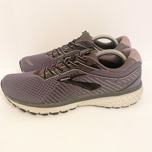 Brooks Mens Ghost 12 Running Shoes Gray 10.5